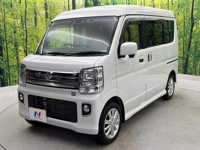 エブリイワゴン PZターボ 9インチディスプレイオーディオ 電動スライドドア バックカメラ 衝突被害軽減システム 禁煙車 シートヒーター 前後ドラレコ コーナーセンサー スマートキー HIDヘッド ETC 車線逸脱警報(26枚目)