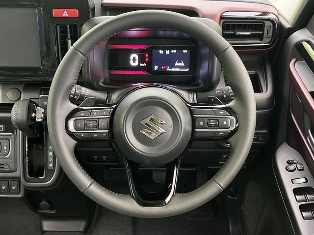 スペーシアカスタム ハイブリッドＸＳターボ　届出済未使用車　両側電動スライドドア　衝突軽減　レーダークルーズ　シートヒーター　クリアランスソナー　ＬＥＤヘッドライト　オートハイビーム　電動パーキング　踏み間違い防止　車線逸脱警報（12枚目）