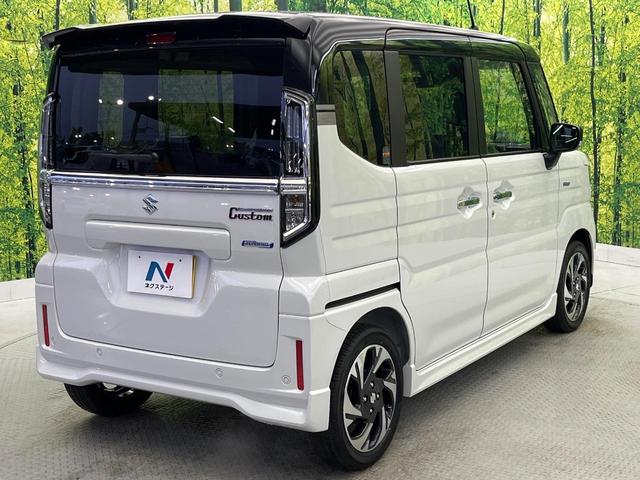 スペーシアカスタム ハイブリッドＸＳターボ　届出済未使用車　両側電動スライドドア　衝突軽減　レーダークルーズ　シートヒーター　クリアランスソナー　ＬＥＤヘッドライト　オートハイビーム　電動パーキング　踏み間違い防止　車線逸脱警報（18枚目）