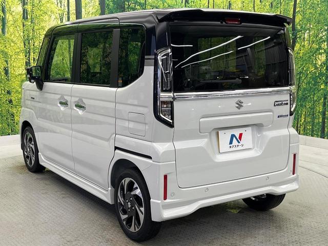 スペーシアカスタム ハイブリッドＸＳターボ　届出済未使用車　両側電動スライドドア　衝突軽減　レーダークルーズ　シートヒーター　クリアランスソナー　ＬＥＤヘッドライト　オートハイビーム　電動パーキング　踏み間違い防止　車線逸脱警報（23枚目）