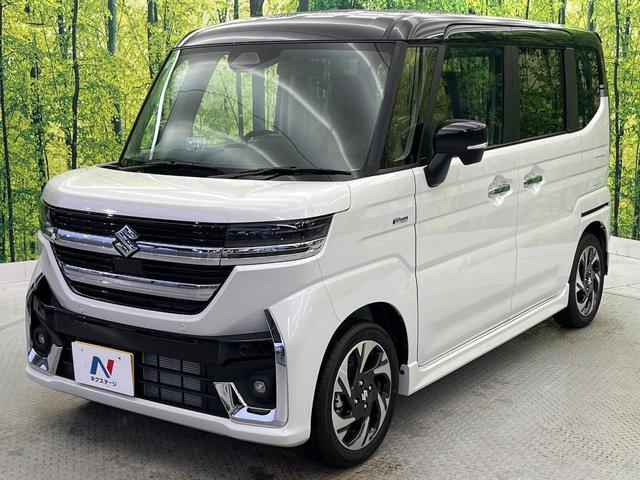 スペーシアカスタム ハイブリッドＸＳターボ　届出済未使用車　両側電動スライドドア　衝突軽減　レーダークルーズ　シートヒーター　クリアランスソナー　ＬＥＤヘッドライト　オートハイビーム　電動パーキング　踏み間違い防止　車線逸脱警報（25枚目）