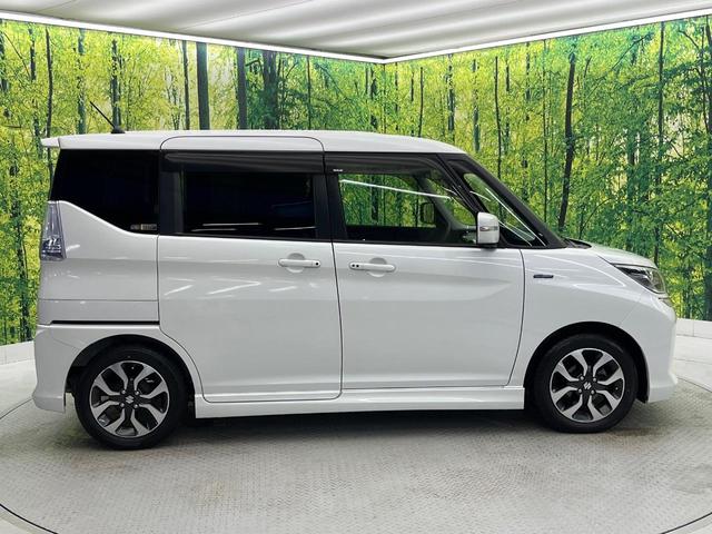 ソリオバンディット ハイブリッドSV 禁煙車 純正ナビ バックカメラ 衝突被害軽減システム 両側電動ドア シートヒーター コーナーセンサー スマートキー LEDヘッド ビルトインETC クルコン 車線逸脱警報(29枚目)