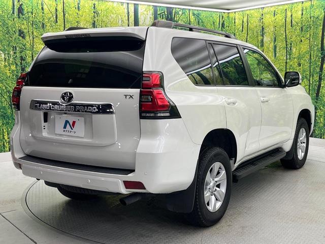 ランドクルーザープラド TX 後期 サンルーフ 7人乗 9型BIG-X バックカメラ 衝突被害軽減システム レーダークルーズ 禁煙車 コーナーセンサー スマートキー LEDヘッド ルーフレール ETC パーキングサポートブレーキ(27枚目)