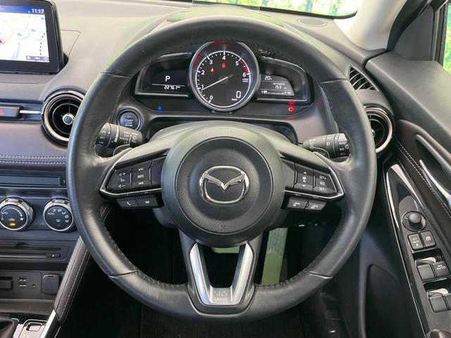 デミオ XDツーリング Lパッケージ 純正ナビ 全周囲カメラ 禁煙車 衝突軽減 レーダークルーズ ブラインドスポットモニター ETC ドラレコ Bluetooth フルセグ シートヒーター ハーフレザーシート クリアランスソナー(12枚目)