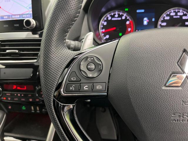 エクリプスクロス ブラックエディション　４ＷＤ　ターボ　サンルーフ　禁煙車　純正８型ナビ　全周囲カメラ　ｅ－Ａｓｓｉｓｔ　マイパイロット　ＢＳＭ　電動リヤゲート　ハーフレザー　パワーシート　コーナーセンサー　ＬＥＤヘッド　全席シートヒーター（46枚目）