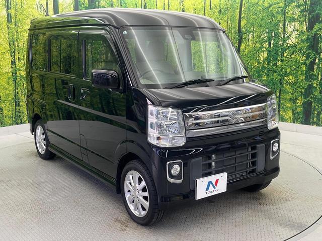 エブリイワゴン ＰＺターボ　ターボ　禁煙車　ＳＤナビ　レーダーブレーキサポート　電動スライドドア　ＥＴＣ　スマートキー＆プッシュスタート　ＨＩＤヘッド　オートライト　オートエアコン　純正１４インチアルミ（17枚目）