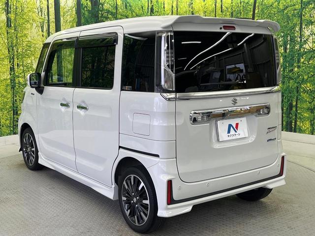 スペーシアカスタム ハイブリッドXS 純正8型ナビ 全周囲カメラ 禁煙車 デュアルセンサーブレーキサポート 両側電動スライドドア シートヒーター ハーフレザーシート LEDヘッド&フォグランプ ETC ドラレコ フルセグ スマートキー(28枚目)