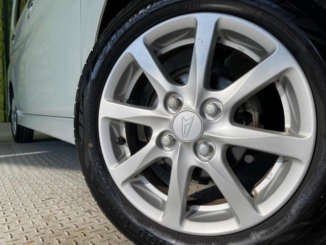 【純正１４インチアルミホイール】外観にマッチした純正アルミホイールを装着しております。各種社外アルミホイールや、スタッドレスタイヤも取扱いしております。是非ご相談ください♪