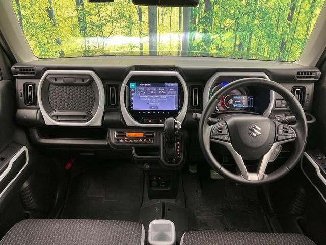 ハスラー ハイブリッドＸ　純正９型ナビ　全周囲カメラ　衝突被害軽減システム　禁煙車　ドラレコ　コーナーセンサー　スマートキー　ＬＥＤヘッド　ＥＴＣ　オートエアコン　オートハイビーム　オートライト　純正１５インチアルミ（3枚目）