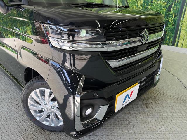スペーシアカスタム ハイブリッドＧＳ　届出済未使用車　スズキセーフティサポート　アダプティブクルーズ　電動スライドドア　スマートキー＆プッシュスタート　シートヒーター　ＬＥＤヘッド　コーナーセンサー　オートマチックハイビーム（13枚目）