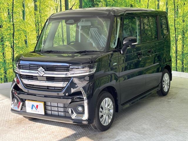 スペーシアカスタム ハイブリッドＧＳ　届出済未使用車　スズキセーフティサポート　アダプティブクルーズ　電動スライドドア　スマートキー＆プッシュスタート　シートヒーター　ＬＥＤヘッド　コーナーセンサー　オートマチックハイビーム（45枚目）