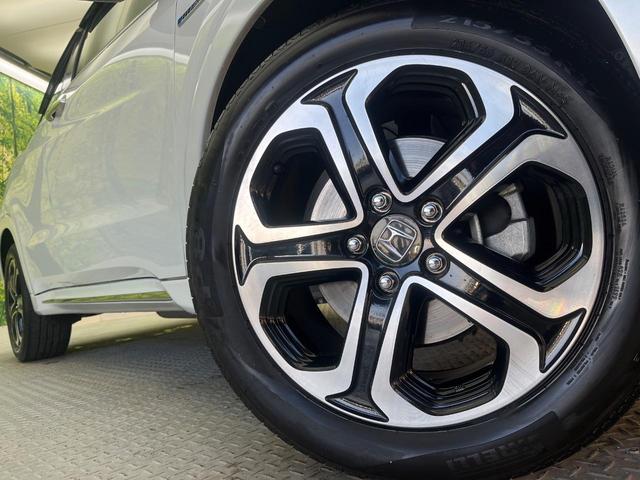 ヴェゼル ハイブリッドZ・ホンダセンシング 純正ナビ バックカメラ 衝突被害軽減システム 禁煙車 ハーフレザーシート ドラレコ コーナーセンサー スマートキー LEDヘッド ビルトインETC 純正17インチアルミ 前席シートヒーター(14枚目)