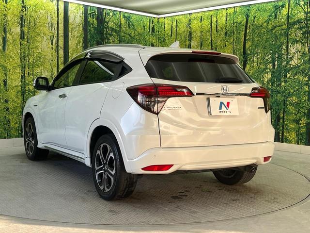 ヴェゼル ハイブリッドZ・ホンダセンシング 純正ナビ バックカメラ 衝突被害軽減システム 禁煙車 ハーフレザーシート ドラレコ コーナーセンサー スマートキー LEDヘッド ビルトインETC 純正17インチアルミ 前席シートヒーター(28枚目)