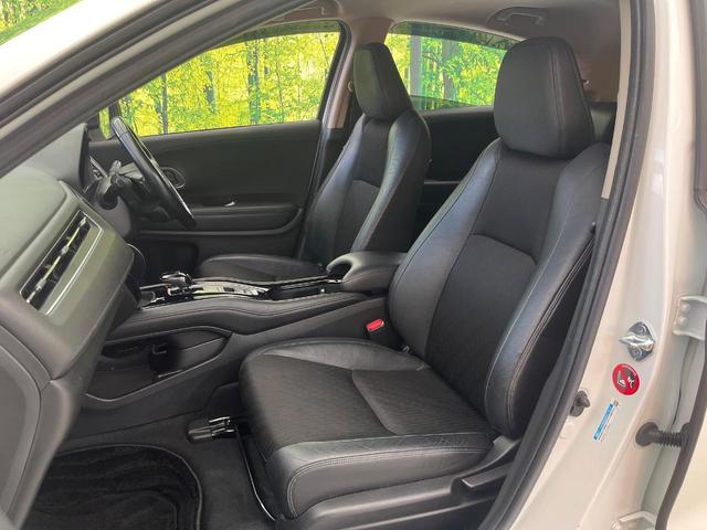 ヴェゼル ハイブリッドZ・ホンダセンシング 純正ナビ バックカメラ 衝突被害軽減システム 禁煙車 ハーフレザーシート ドラレコ コーナーセンサー スマートキー LEDヘッド ビルトインETC 純正17インチアルミ 前席シートヒーター(46枚目)