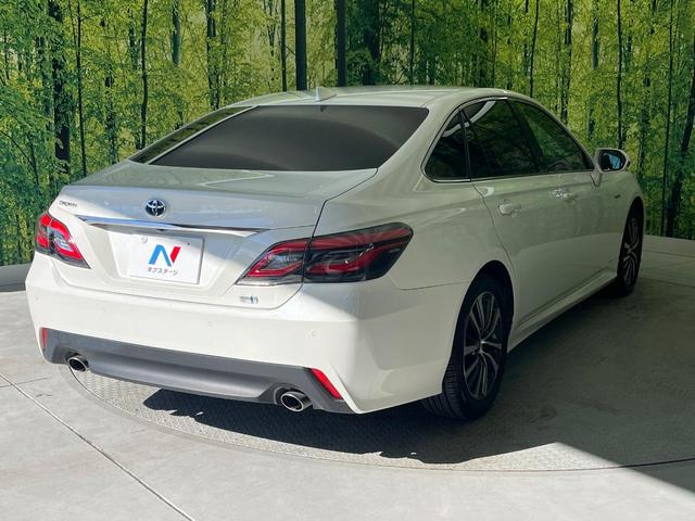 クラウンハイブリッド Ｓ　禁煙車　純正８インチナビ　バックカメラ　セーフティセンス　レーダークルーズ　ＥＴＣ　ドラレコ　コーナーセンサー　ＬＥＤヘッド　スマートキー　シートヒーター　ステアリングヒーター　ベージュ内装（18枚目）