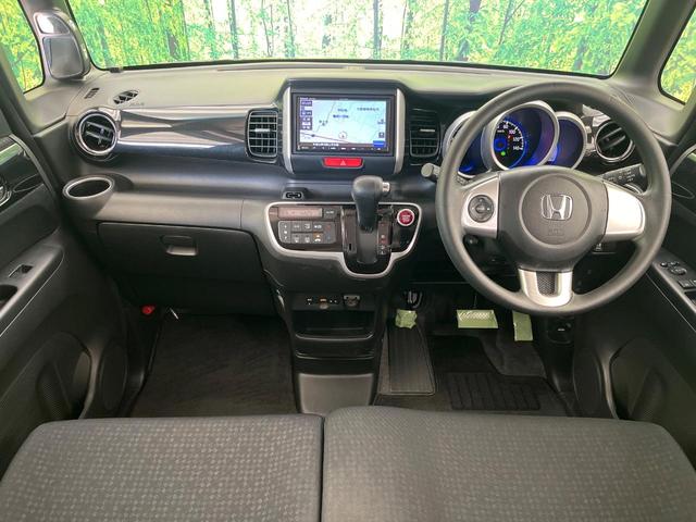 N-BOXカスタム G・Lパッケージ SDナビ バックカメラ 禁煙車 シティブレーキ 電動スライドドア ETC ドラレコ HIDヘッド スマートキー&プッシュスタート ロールサンシェイド オートエアコン Bluetooth接続(3枚目)