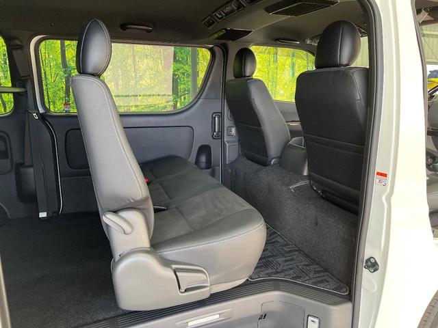 ハイエースバン スーパーGL ダークプライムII SDナビ 両側電動ドア 全周囲カメラ 衝突被害軽減システム 禁煙車 ハーフレザー 前後ドラレコ コーナーセンサー スマートキー LEDヘッド ビルトインETC オートハイビーム(44枚目)