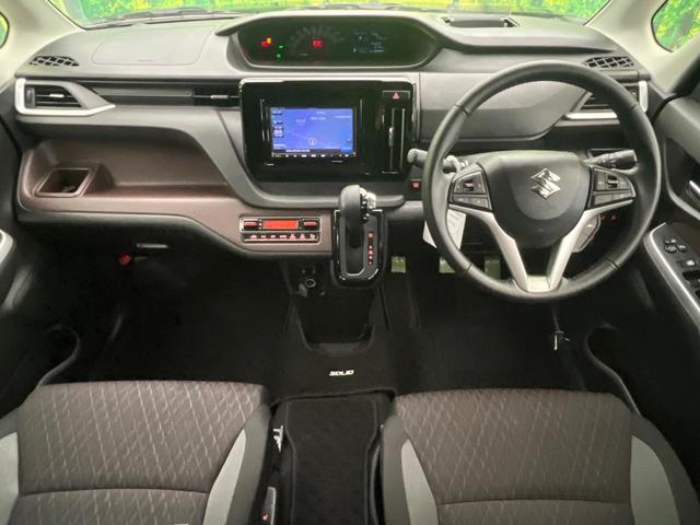 ソリオバンディット ハイブリッドＭＶ　ＳＤナビ　バックカメラ　禁煙車　スズキセーフティサポート　レーダークルーズコントロール　両側電動スライドドア　ＥＴＣ　スマートキー＆プッシュスタート　前席シートヒーター　ＬＥＤヘッドライト・フォグ（3枚目）