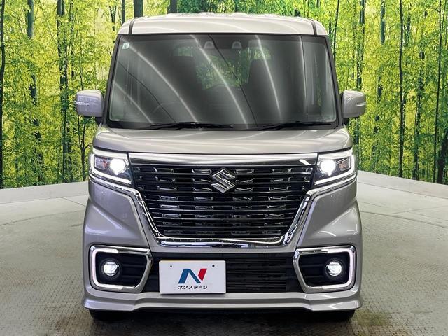 スペーシアカスタム ハイブリッドＸＳ　純正ナビ　全周囲カメラ　両側電動スライドドア　衝突被害軽減システム　レーダークルーズ　ハーフレザーシート　シートヒーター　コーナーセンサー　スマートキー　ＬＥＤヘッド（15枚目）