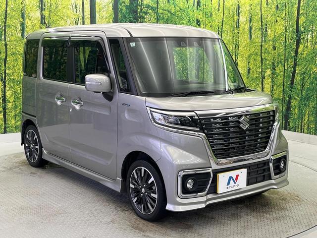 スペーシアカスタム ハイブリッドＸＳ　純正ナビ　全周囲カメラ　両側電動スライドドア　衝突被害軽減システム　レーダークルーズ　ハーフレザーシート　シートヒーター　コーナーセンサー　スマートキー　ＬＥＤヘッド（17枚目）