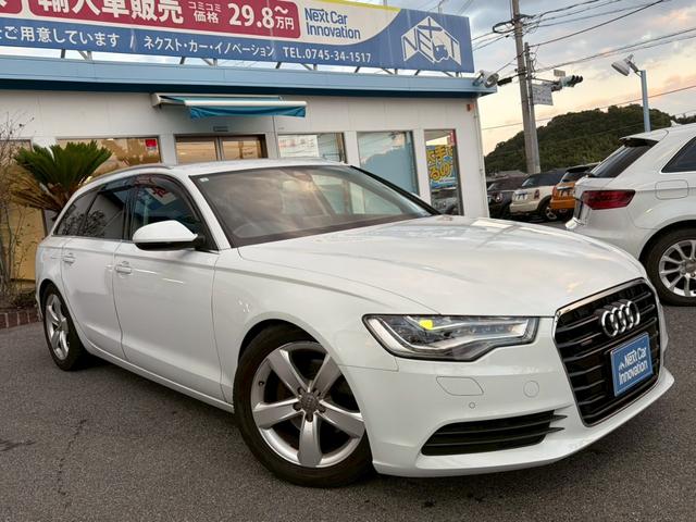 Ａ６アバント ２．８ＦＳＩクワトロ　４ＷＤ　純正ＨＤＤナビ　フリップダウンモニター　ＬＥＤヘットライト　ＥＴＣ　スマートキー　本革シート　シートヒーター　パワーシート　バックカメラ　クルコン　フルセグＴＶ　コーナーセンサー（4枚目）