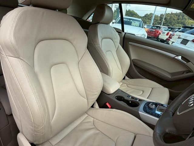 Ａ５カブリオレ ２．０ＴＦＳＩクワトロ　電動オープン　４ＷＤ　ドラレコ　バックカメラ　純正ナビ　クルコン　ＥＴＣ　パワーシート　シートヒーター　Ｗエアコン　純正１８インチＡＷ　コーナーセンサー　アイドリングストップ　パーキングアシスト（24枚目）