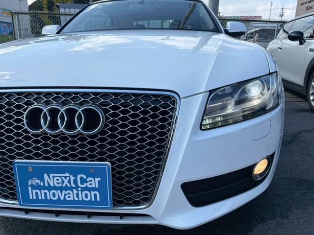 Ａ５カブリオレ ２．０ＴＦＳＩクワトロ　電動オープン　４ＷＤ　ドラレコ　バックカメラ　純正ナビ　クルコン　ＥＴＣ　パワーシート　シートヒーター　Ｗエアコン　純正１８インチＡＷ　コーナーセンサー　アイドリングストップ　パーキングアシスト（45枚目）