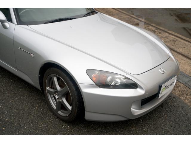 S2000 タイプV VGS VTEC 6速MT 専用ステアリング HONDAACCESSユーロパフォーマンスR5 17インチAW 黒幌 黒内装 ハーフレザーシート レーダー プッシュスタート HIDヘッドライト ABS(10枚目)