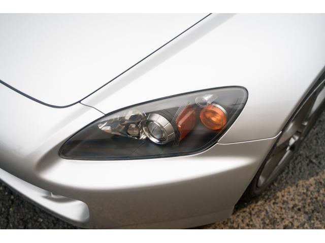 S2000 タイプV VGS VTEC 6速MT 専用ステアリング HONDAACCESSユーロパフォーマンスR5 17インチAW 黒幌 黒内装 ハーフレザーシート レーダー プッシュスタート HIDヘッドライト ABS(13枚目)