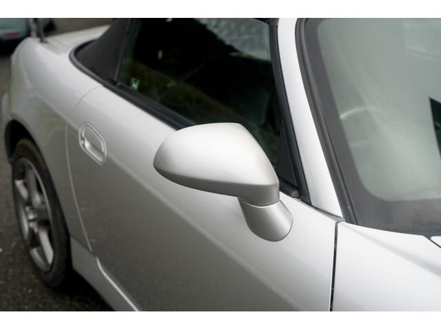 S2000 タイプV VGS VTEC 6速MT 専用ステアリング HONDAACCESSユーロパフォーマンスR5 17インチAW 黒幌 黒内装 ハーフレザーシート レーダー プッシュスタート HIDヘッドライト ABS(14枚目)