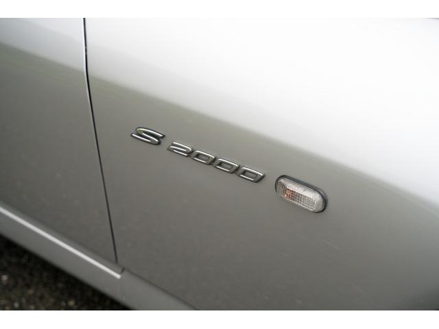 S2000 タイプV VGS VTEC 6速MT 専用ステアリング HONDAACCESSユーロパフォーマンスR5 17インチAW 黒幌 黒内装 ハーフレザーシート レーダー プッシュスタート HIDヘッドライト ABS(20枚目)