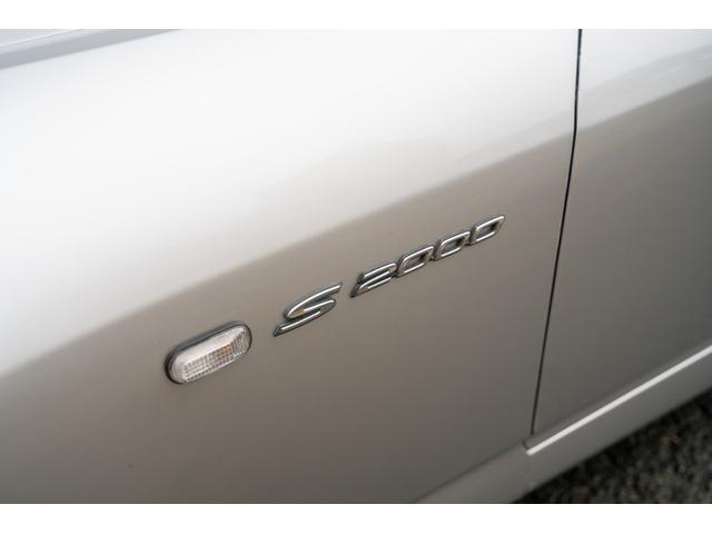 S2000 タイプV VGS VTEC 6速MT 専用ステアリング HONDAACCESSユーロパフォーマンスR5 17インチAW 黒幌 黒内装 ハーフレザーシート レーダー プッシュスタート HIDヘッドライト ABS(21枚目)