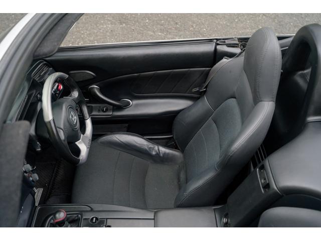 S2000 タイプV VGS VTEC 6速MT 専用ステアリング HONDAACCESSユーロパフォーマンスR5 17インチAW 黒幌 黒内装 ハーフレザーシート レーダー プッシュスタート HIDヘッドライト ABS(54枚目)