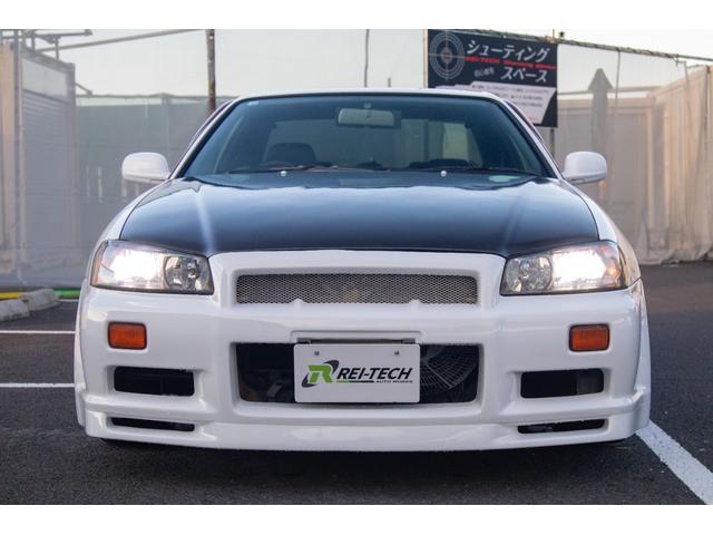 スカイライン ２５ＧＴターボ　純正５速ＭＴ　フルエアロ　車高調　１８インチＡＷ　ＷＯＲＫＣＲｋａｉ極　対向キャリパー　柿本改マフラー　Ｄｅｆｉブースト・水温・油温計　ＧＲｅｄｄｙブーコン　ターボタイマー　ＭＯＭＯステ　ＥＴＣ（12枚目）