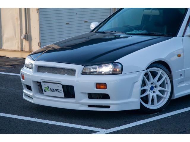 スカイライン ２５ＧＴターボ　純正５速ＭＴ　フルエアロ　車高調　１８インチＡＷ　ＷＯＲＫＣＲｋａｉ極　対向キャリパー　柿本改マフラー　Ｄｅｆｉブースト・水温・油温計　ＧＲｅｄｄｙブーコン　ターボタイマー　ＭＯＭＯステ　ＥＴＣ（13枚目）