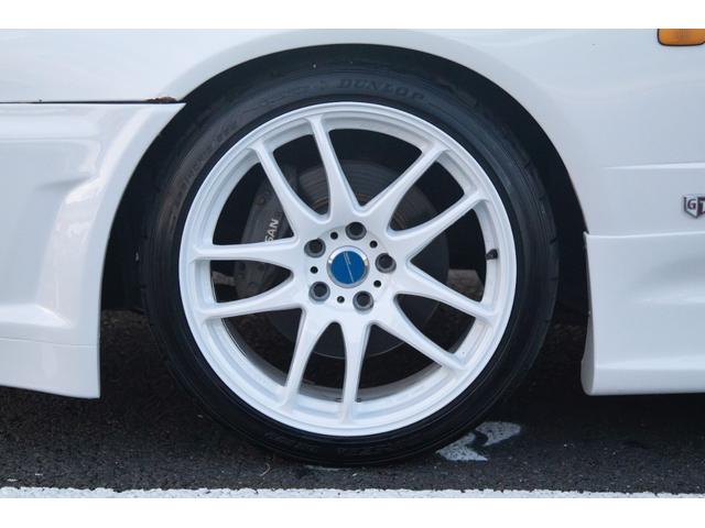 スカイライン ２５ＧＴターボ　純正５速ＭＴ　フルエアロ　車高調　１８インチＡＷ　ＷＯＲＫＣＲｋａｉ極　対向キャリパー　柿本改マフラー　Ｄｅｆｉブースト・水温・油温計　ＧＲｅｄｄｙブーコン　ターボタイマー　ＭＯＭＯステ　ＥＴＣ（35枚目）