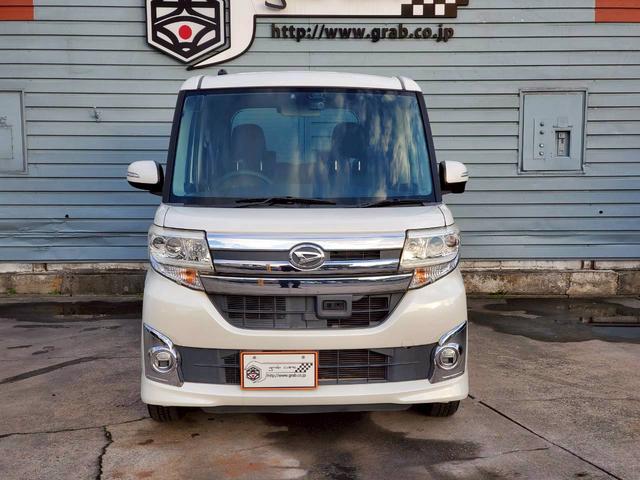 タント カスタムＸ　ＳＡ　社外ナビ　地デジ　Ｂｌｕｅｔｏｏｔｈ　バックカメラ　ＥＴＣ車載器　クラッツィオシートカバー　リアモニター１０．２インチ　スマートキー　１４インチ純正アルミ　左側パワースライドドア　スマートアシスト（6枚目）