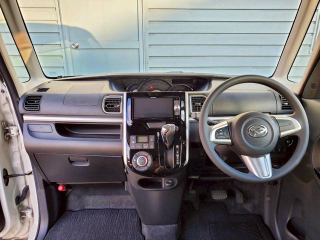 タント カスタムＸ　ＳＡ　社外ナビ　地デジ　Ｂｌｕｅｔｏｏｔｈ　バックカメラ　ＥＴＣ車載器　クラッツィオシートカバー　リアモニター１０．２インチ　スマートキー　１４インチ純正アルミ　左側パワースライドドア　スマートアシスト（14枚目）