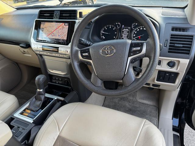 ランドクルーザープラド TX ワンオーナー/ユーザー買取/アルパインナビ/バックカメラ/YKW17インチアルミ/ルーフレール/シートカバー(14枚目)