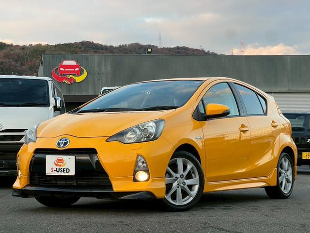 アクア G ユーザー買取/社外ナビ/バックカメラ/フルセグテレビ/シートヒーター/プッシュスタート/ハーフエアロ(52枚目)