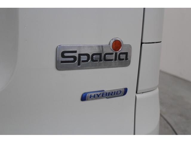スペーシア ハイブリッドX 社外フルセグナビ ETC 両側パワースライド シートヒーター フロアマット サイドバイザー 天井サーキュレーター フルフラットシート アームレストコンソール アイドリングストップ オートエアコン(17枚目)