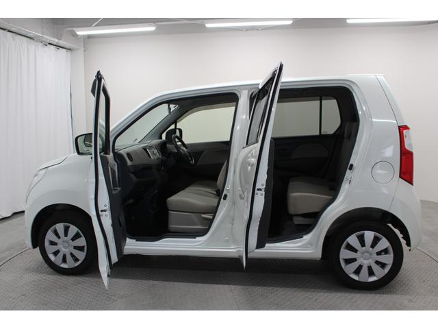 ワゴンＲ ＦＸ　純正オーディオ　電動格納ドアミラー　オートエアコン　キーレスキー　スペアキー　ベンチシート　フルフラットシート　座席下収納　アイドリングストップ　ヘッドライトレベライザー（9枚目）