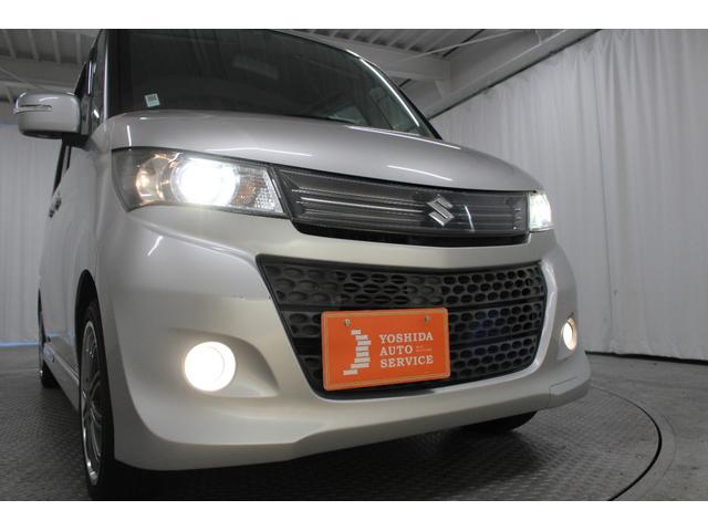 パレットＳＷ リミテッド　社外ナビ　Ｂｌｕｅｔｏｏｔｈ対応　ＥＴＣ　ＨＩＤヘッドライト　社外アルミホイール　プッシュスタート　フォグライト　片側パワースライド　アームレストコンソール　スペアキー　ベンチシート　フルフラット（22枚目）