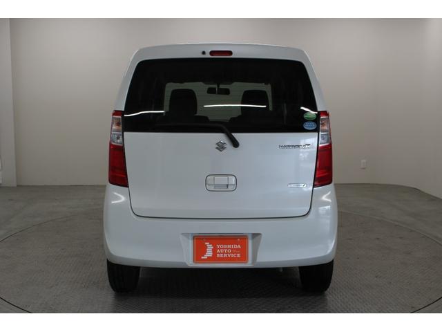 ワゴンR FX 社外ワンセグナビ 電動格納ドアミラー オートエアコン アイドリングストップ キーレスキー ベンチシート フルフラットシート サイドバイザー フロアマット ヘッドライトレベライザー(7枚目)