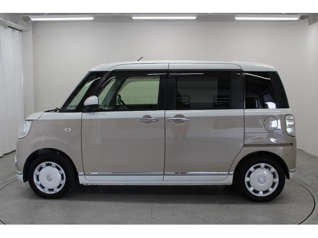 ムーヴキャンバス GメイクアップVS SAIII 純正フルセグナビ パノラマモニター 両側パワースライドドア ETC シートヒーター アームレストコンソール UVカットフィルム プッシュスタート スマートキー ステアリングリモコン オートエアコン(9枚目)