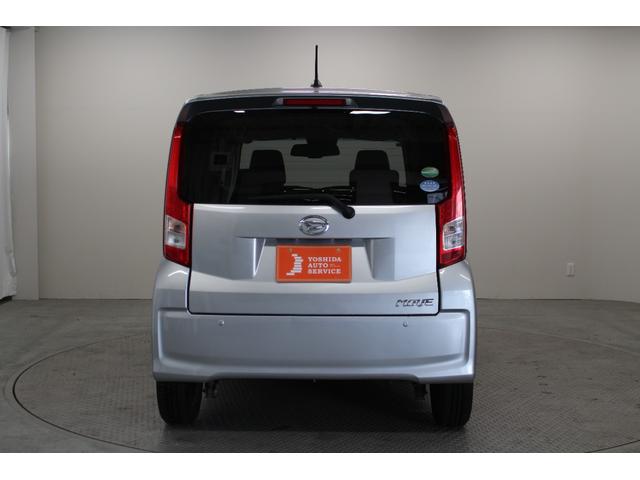 ムーヴ L SAIII 社外ワンセグナビ ETC キーレスキー フルフラットシート スマートアシスト アームレストコンソール ベンチシート マニュアルエアコン 電動格納ドアミラー 後席左右独立可動(8枚目)