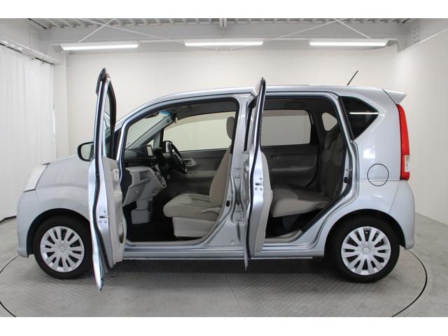 ムーヴ L SAIII 社外ワンセグナビ ETC キーレスキー フルフラットシート スマートアシスト アームレストコンソール ベンチシート マニュアルエアコン 電動格納ドアミラー 後席左右独立可動(10枚目)