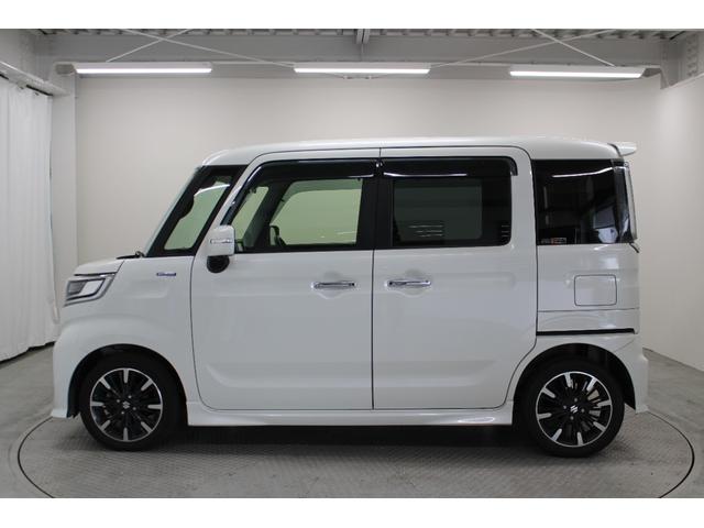 スペーシアカスタム ハイブリッドXS 社外8インチナビ ETC 全方位カメラ 前後ドライブレコーダー サイドバイザー フロアマット ハーフレザーシート 純正アルミホイール LEDヘッドライト 天井サーキュレーター ヘッドアップディスプレイ(9枚目)