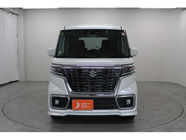 スペーシアカスタム ハイブリッドXS 社外8インチナビ ETC 全方位カメラ 前後ドライブレコーダー サイドバイザー フロアマット ハーフレザーシート 純正アルミホイール LEDヘッドライト 天井サーキュレーター ヘッドアップディスプレイ(11枚目)