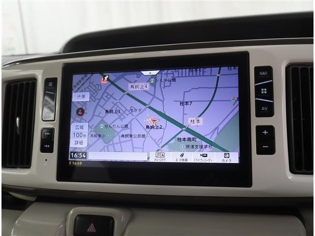 ムーヴキャンバス Ｇメイクアップリミテッド　ＳＡＩＩＩ　フルセグ　メモリーナビ　ＤＶＤ再生　ミュージックプレイヤー接続可　後席モニター　バックカメラ　衝突被害軽減システム　ＥＴＣ　ドラレコ　両側電動スライド　ＬＥＤヘッドランプ　アイドリングストップ（10枚目）